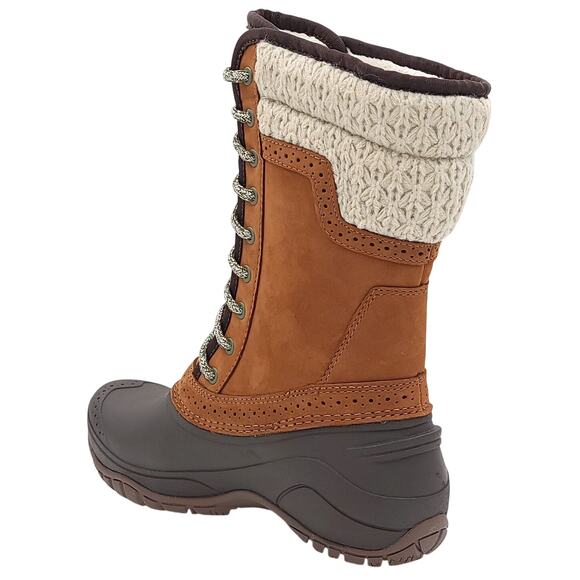 The North Face Women Shellista II Mid Waterproof Mid Calf Boots Size US 5B Brown - Picture 5 of 7